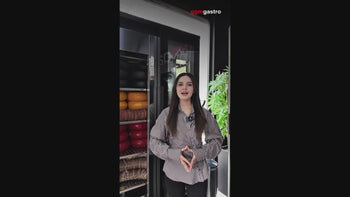 Dry Aged-Et Yaşlandırma Dolabı 0,59 m - 1 Cam Kapılı - Siyah