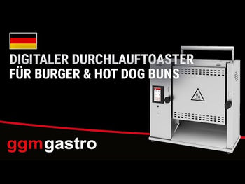 Burger ve Hot Dog için Dijital Konveyörlü Ekmek Kızartma Makinesi