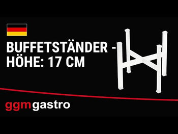 Büfe Standı - Yükseklik: 170 mm - Beyaz - 210 mm