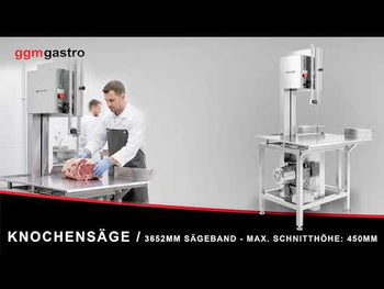 Et Kemik Testeresi - 3652 mm testere şeridi - maks. kesme yüksekliği: 450 mm