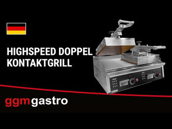 Yüksek Hızlı Çift Kontakt Izgara - Hamburger Izgarası - 12 kW - Otomatik - Dijital Ekran