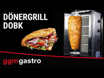 Gazlı Döner Ocağı - 5 Brülörlü - Üstten Motorlu - Maks. 80 kg - Koruyucu Sac ve Kanatlar Dahil