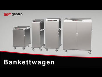 Banket Arabası Premium - Sıcak - 6x GN 2/1 veya 12x GN 1/1 - Dijital