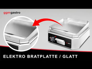 Elektrikli Pleyt Izgara - 2,5 kW - Düz