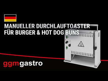 Burger ve Hot Dog için Manuel Konveyörlü Ekmek Kızartma Makinesi