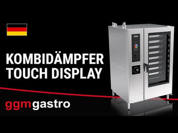 Gazlı Kombi Fırın - Dokunmatik - 20x GN 1/1 - Yıkama Sistemi, Sıcaklık Sensörü, Kazan ve İç Çerçeve Dahil