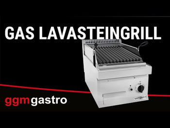 Gazlı Lav Taşı Izgara - 5,5 kW - Devrilir Izgara