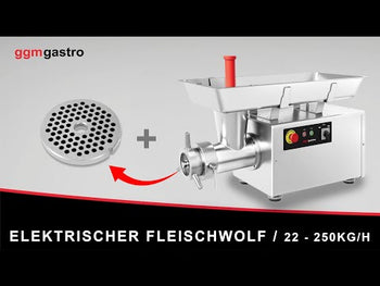 Elektrikli Et Kıyma Makinesi 22 - 250kg/saat - Soğutmalı