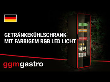 İçecek Buzdolabı - 550 Lt. - Ayarlanabilir LED Işıklı - Çerçevesiz Tasarım - 1 Cam Kapılı