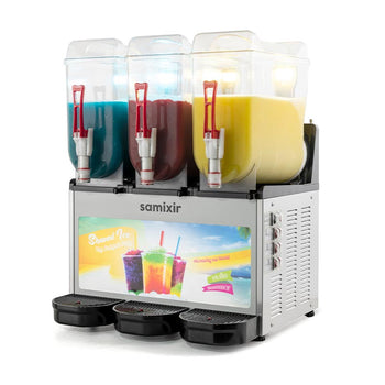 Slush Triple Allure, Granita, Meyve Suyu Dispenseri, 12+12+12 Lt - Inox - Samixir