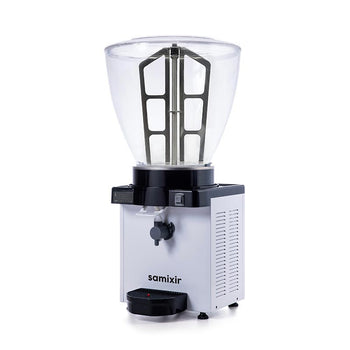 Panaromik Dijital Köpüklü Ayran Dispenseri, 40 Lt. - Beyaz - Samixir