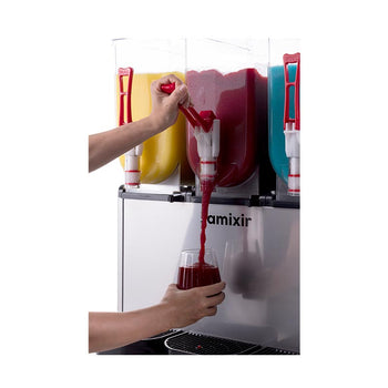 Slush Triple, Granita, Meyve Suyu Dispenseri, 12+12+12 Lt. - Inox - Samixir