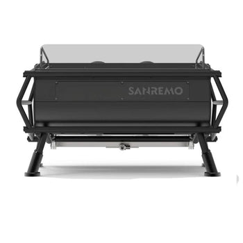 Tam Otomatik Espresso Kahve Makinesi - 2 Gruplu - Siyah-Gümüş - Racer Naked - Sanremo