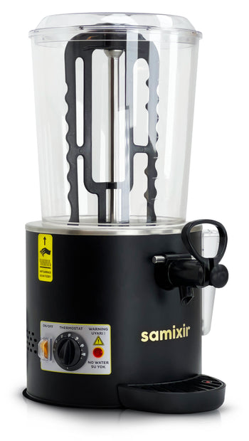 Sıcak Çikolata ve Sahlep Makinesi, 10 Lt. - Siyah - Samixir