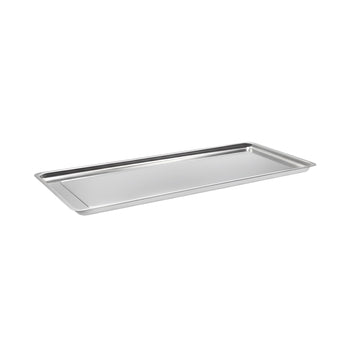 Paslanmaz Çelik Yemek Taşıma Tepsisi - Kenarlı - 750x250x20 mm