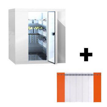 Derin Dondurucu Oda - 1200x2100mm - 3,2m³ - Perde dahil