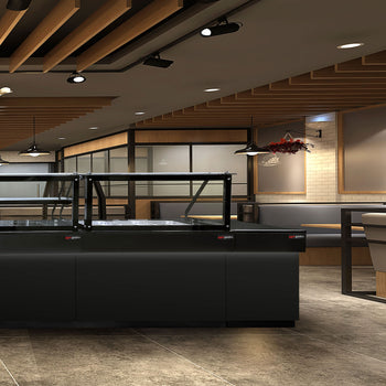 Kasa Bankosu TORONTO - 900mm - Siyah Ön Panel - Siyah Granit Çalışma Tezgahı